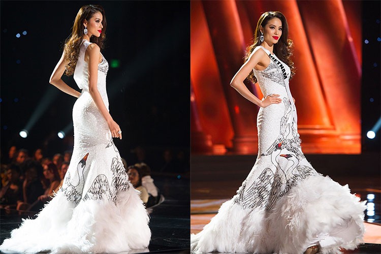 Trang phuc da hoi dep long lanh cua thi sinh Miss Universe